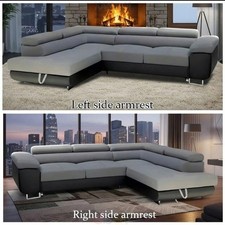 Anton Corner Sofa Bed With