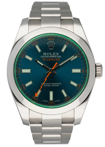 Rolex milgauss 116400gv blue - milgauss,