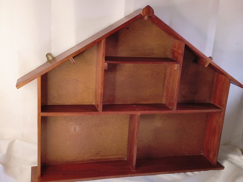 Vintage house shaped wooden - vintage,