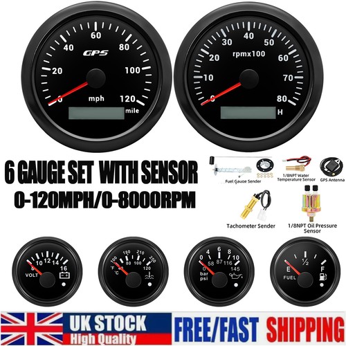 Gauge set with - 6, 85mm