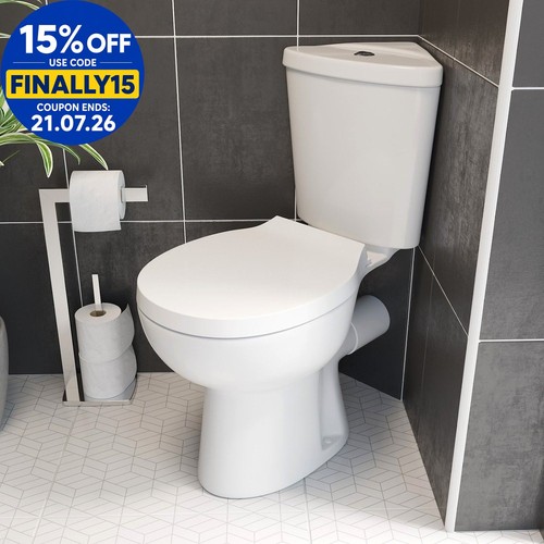 Close coupled bathroom corner - close,