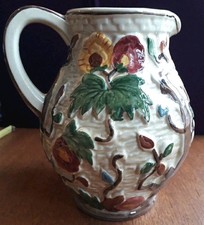 Vintage 1950s Indian Tree Jug By H J Wood Hand Painted No.585