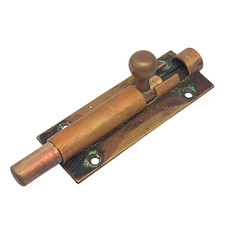 Vintage Brass Door Bolt Lock