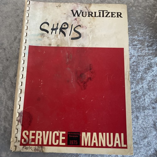 Wurlitzer 1975 jukebox service - wurlitzer,