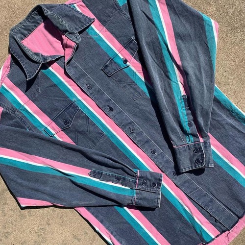 Men retro western striped - retro,