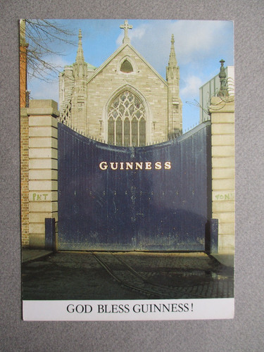Art postcard god bless - postcard,
