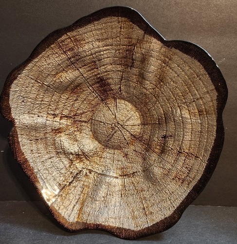 Bowl glass blown tree - bowl,