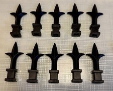 Decorative Plastic Spikes For Gate Or Fence— 10 Pack