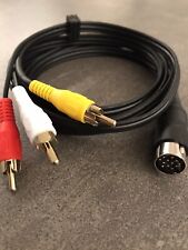 Cavo Atari Cable ST RCA DIN 13 pin 520 1040 STF STFM FBAS Composito