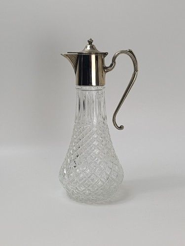 Vintage silver plated crystal - silver,