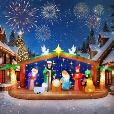 12ft long christmas inflatable - long,