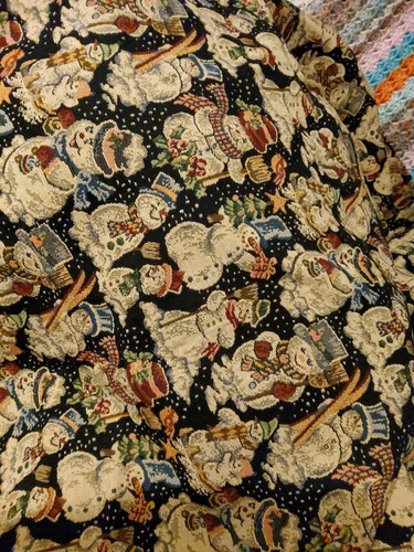Vintage tapestry fabric - vintage,