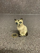 Goebel Siamese Cat Miniature Figurine Vintage 1960s Uk Only 