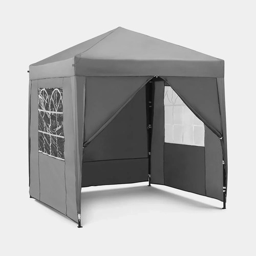 2x2m pop gazebo - up, garden