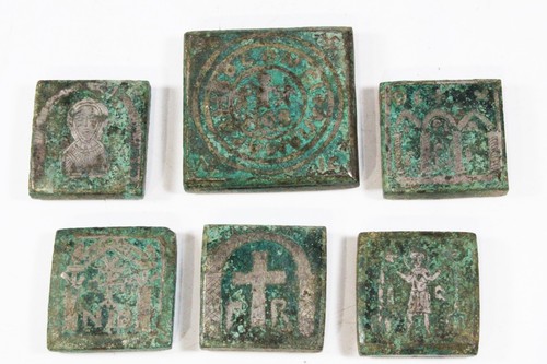 Byzantine silver inlaid bronze - silver,
