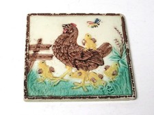 George Jones Majolica Hens &