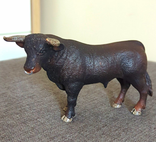 Schleich black bull - black, cattle