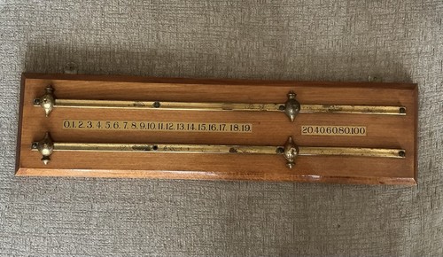 Vintage snooker scoreboard - snooker,