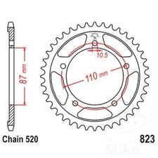 JT Rear Sprocket 46 T 520 P