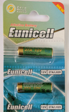 2 x Eunicell  27A 12v BATTERY