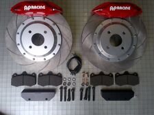 Sierra Cosworth 2wd 330mm front brake kit with BLACK AP Racing 4 pot calipers 