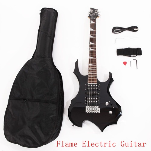 Flame electric guitar right - flame,