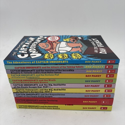 Captain underpants book lot - underpants, 10