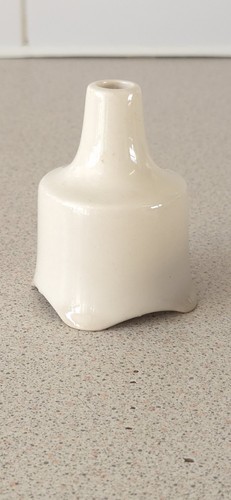 Vintage ironstone pie funnel - vintage,