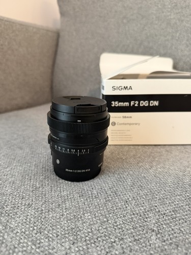 Sigma 35mm dn - f2, sony