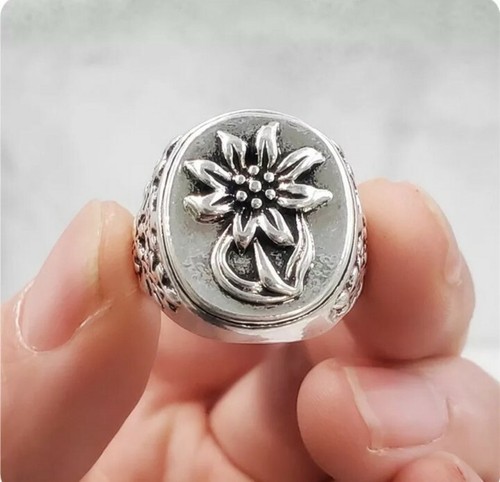 German ww2 ring edelweiss - ring,
