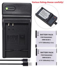 Battery or charger For Panasonic Lumix DMC-TZ55,DMC-TZ57 DMC-TZ60 DMC-TZ70 Cam