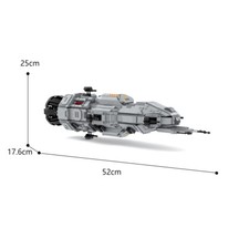 ZITIANYOUBUILD Mid Scale Rocinante Frigate Model with Display Stand 1930 Bricks