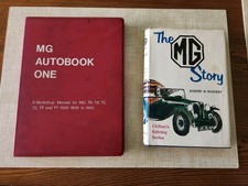 MG MIDGET TA TB TC TD TF1250 TF1500 (1936-55) WORKSHOP MANUAL And MG Story 