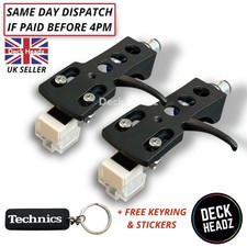 2 x Black Headshell With