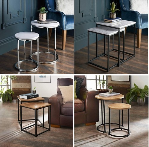 Square round nest - 2, tables