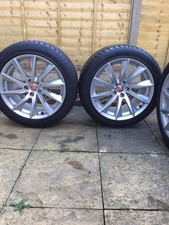 X4 JAGUAR F-TYPE Alloy Wheels 18 Inch Full Set with Sport Contact Tyres
