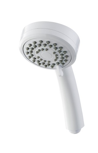Triton white shower head - head, 3