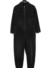 Ted Baker Women's Jumpsuit UK 12 Black Cotton with Elastane Straight Jumpsuit