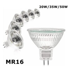 10Pc MR16 12V Halogen Lamp Bulb Downlight Spotlight Spot Light GU5.3 20W 35W 50W