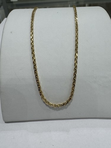 585 gold necklace 55cm 1 - gold,