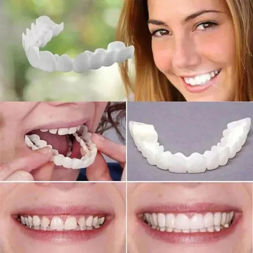 Snap false teeth upper - false,