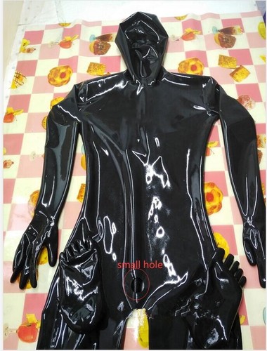 Latex gummi catsuit - full, cover