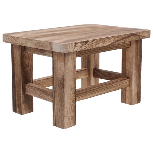 Wooden step stool small solid - small,