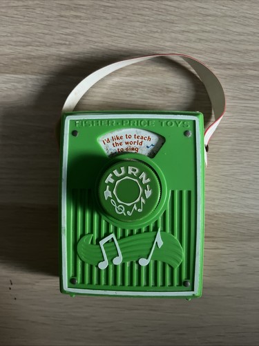 Vintage fisher price music - fisher, box
