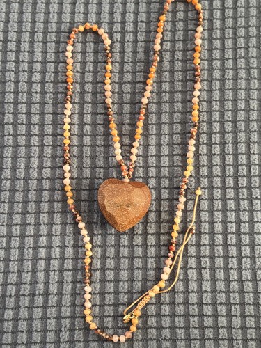 Lola rose gold sandstone heart - gold,