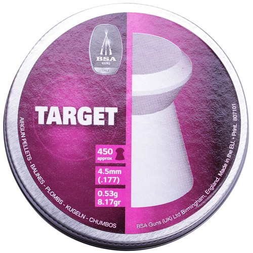 Bsa target flathead - target, .177