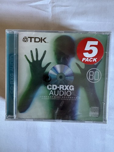 Tdk rxg audio music cd - audio, cd-r