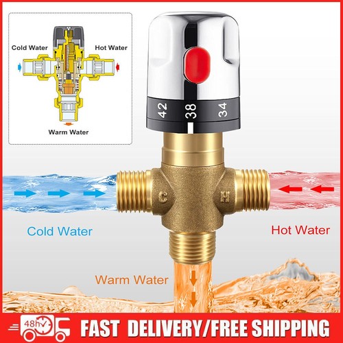 Water temperature mixing valve - temperature,