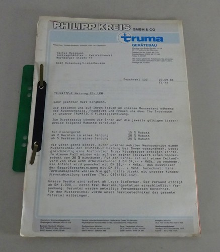 Brochure truma trumatic gas - brochure,