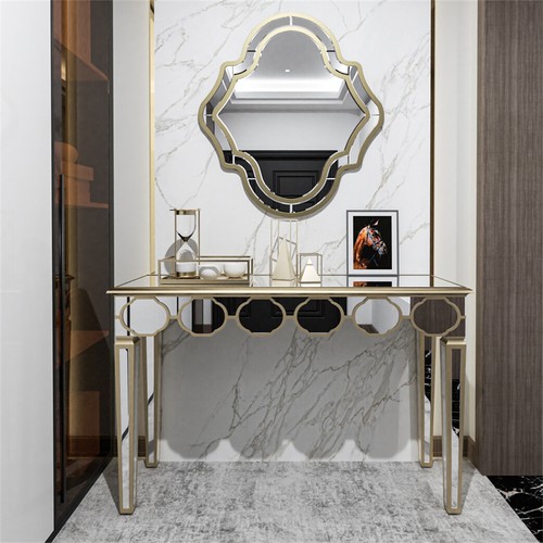 Luxury mirrored console table - mirrored,
